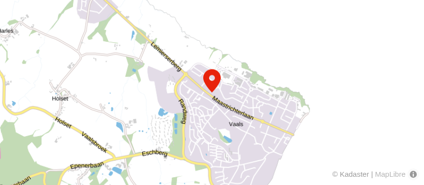 Locatie van ABC Adviesgroep Vaals