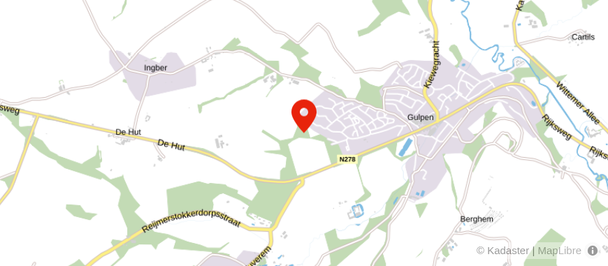 Locatie van DELA uitvaartcentrum in Gulpen