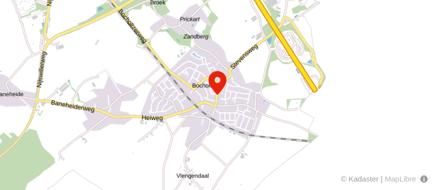 Locatie van Zekerheuts - Bocholtz