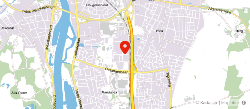 Locatie van VvAA Maastricht