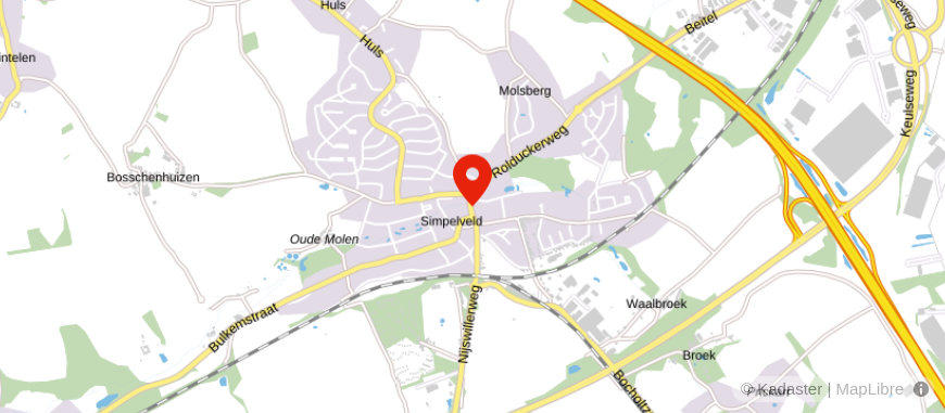 Locatie van Adviesgroep Somers & Brabant