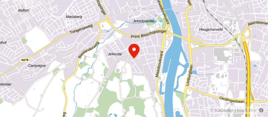 Locatie van Cabinet Adviseurs, Bureau van der Heijden