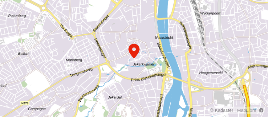 Locatie van Van Lanschot Maastricht