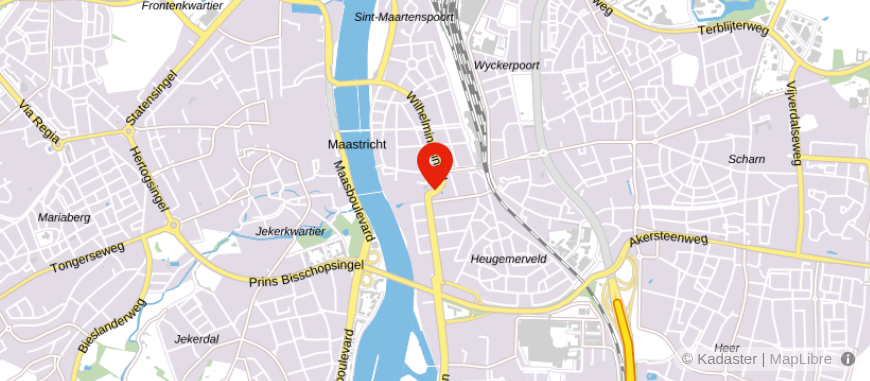 Locatie van De Hypotheker Maastricht