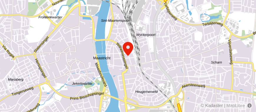 Locatie van VHN Notarissen