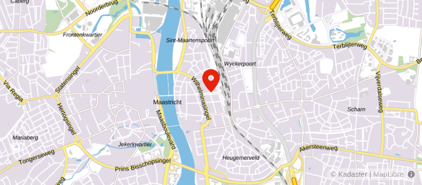 Locatie van Fidus Maastricht