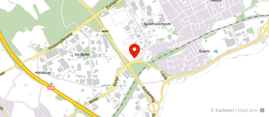Locatie van Sprenger & Herland Kerkrade