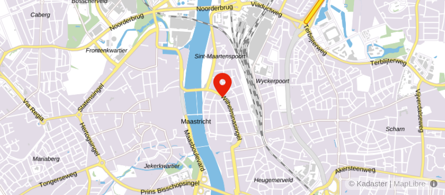 Locatie van AchtenvanGent Notarissen