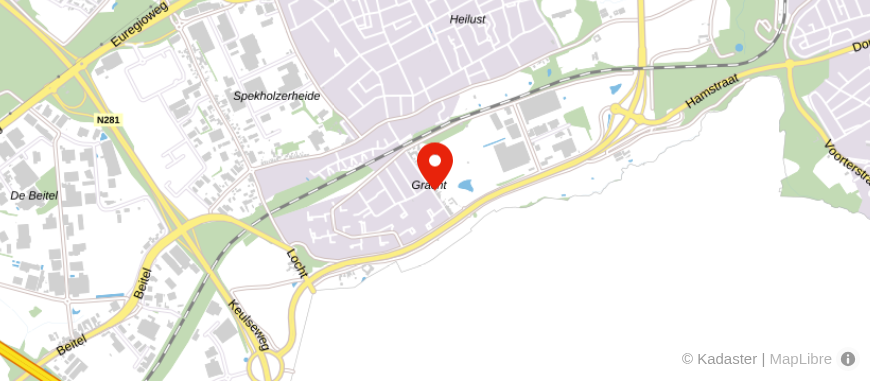 Locatie van Veldsink Advies, Kerkrade