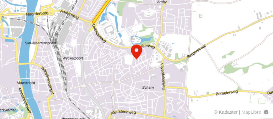 Locatie van DELA uitvaartcentrum in Maastricht