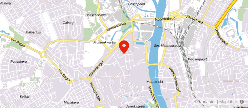 Locatie van Hypodomus makelaar Maastricht