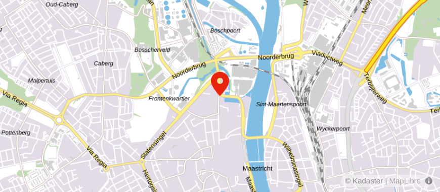 Locatie van Finovion Maastricht-Heuvelland