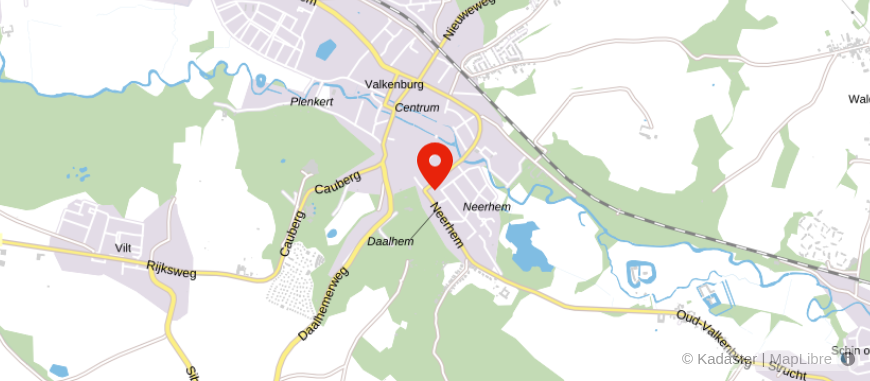 Locatie van Pooters Makelaardij - Valkenburg