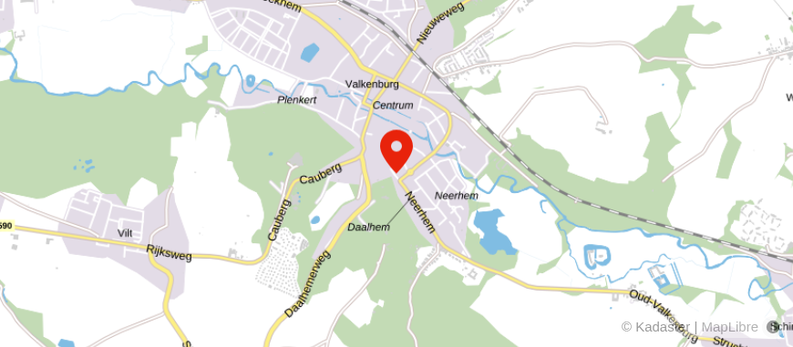Locatie van Fincq Valkenburg