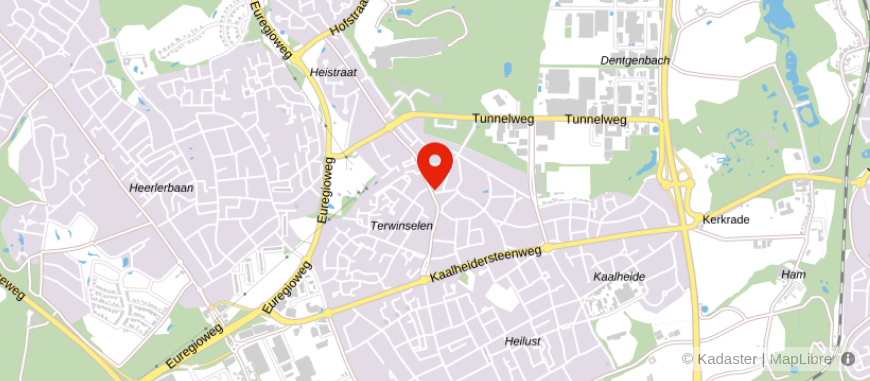 Locatie van Fidus Kerkrade