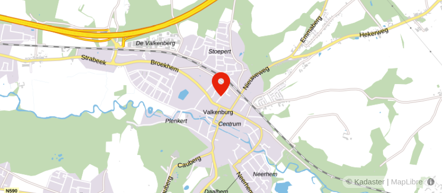 Locatie van Euregio Habets Royen bedrijfs- en belastingadvies