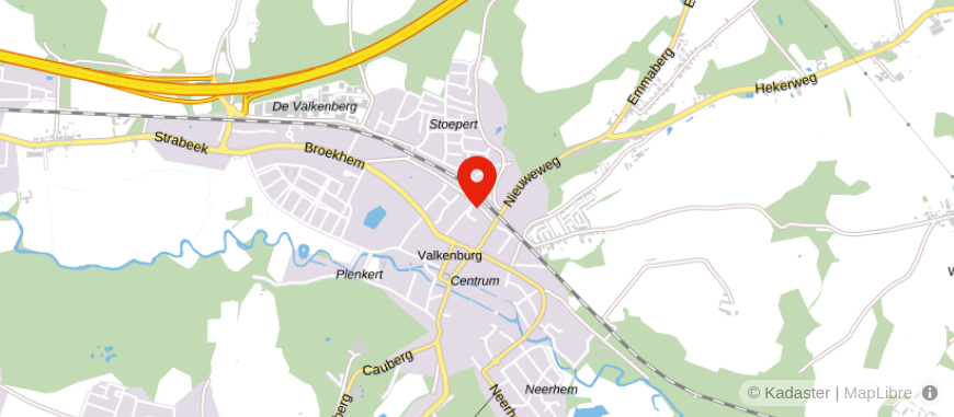 Locatie van Beers Financieel Adviesbureau