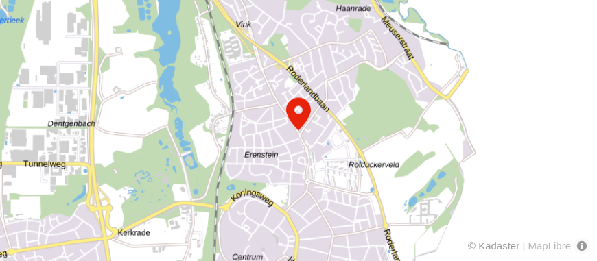 Locatie van Lassoo Makelaars & Taxateurs Kerkrade