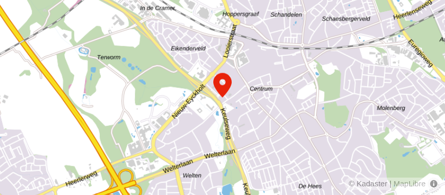 Locatie van Rabobank Heerlen