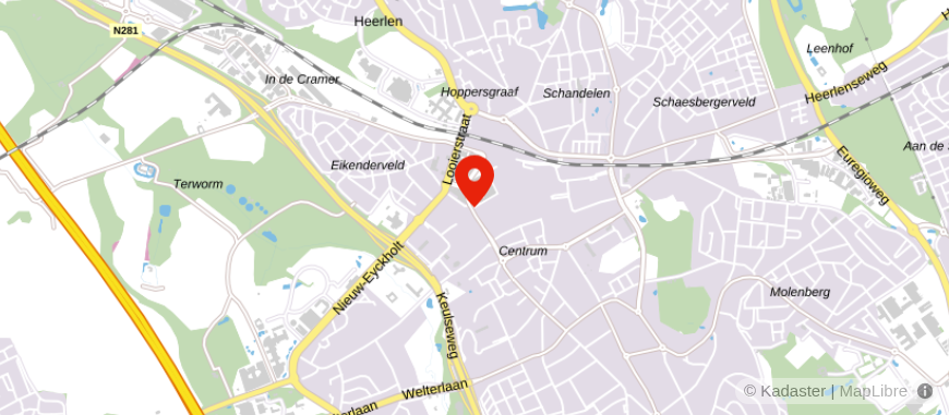Locatie van De Hypotheker Heerlen