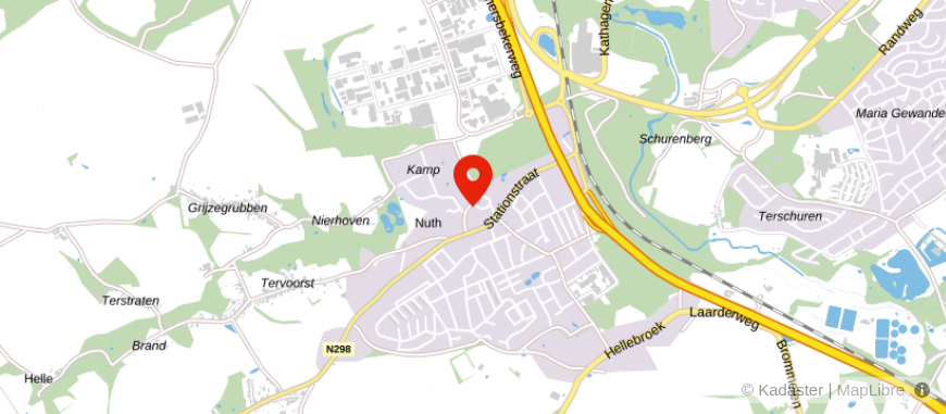 Locatie van Parkstad Adviesgroep
