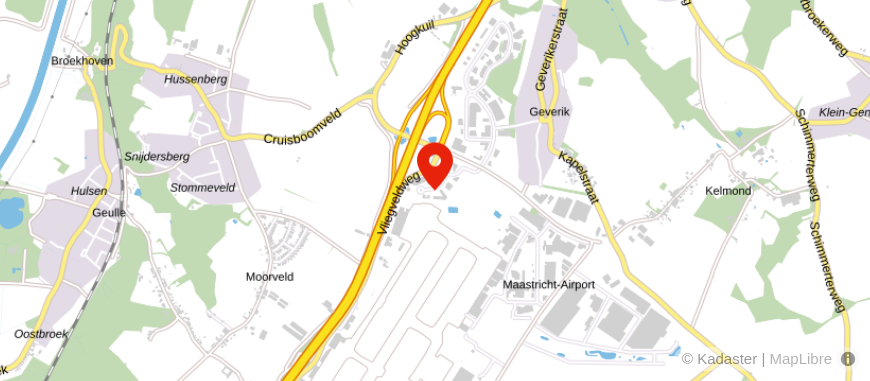 Locatie van SAA Van Wissen Maastricht
