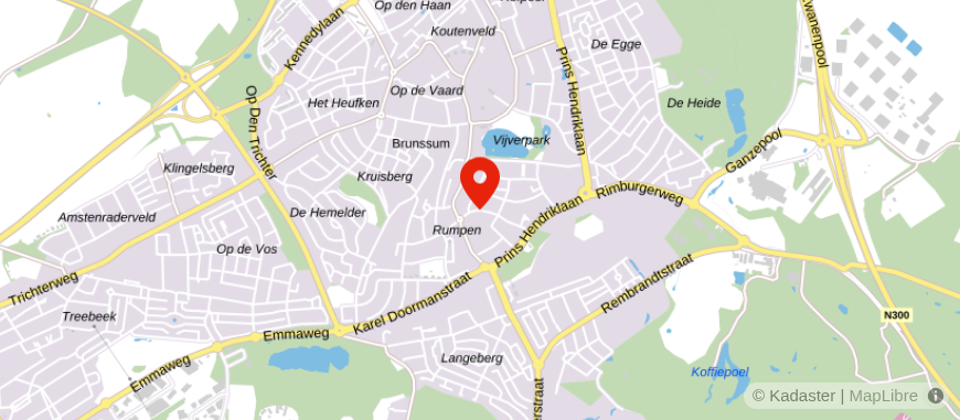 Locatie van ASN Bank Brunssum