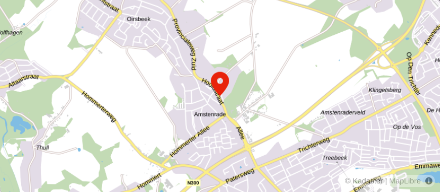 Locatie van Zekerheuts - Amstenrade