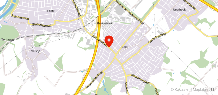 Locatie van Adviesgroep Reijnders B.V.