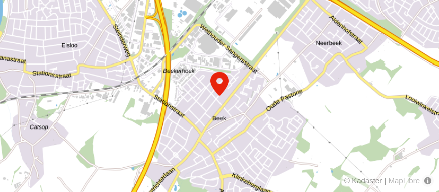 Locatie van AVE Financieel Administratief Advies