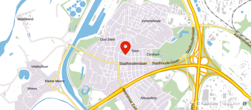 Locatie van Kempen & Oberdorf (Stein)