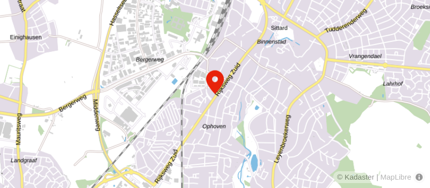 Locatie van Kempen & Oberdorf (Sittard)