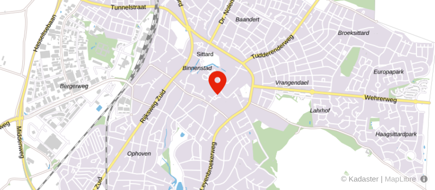 Locatie van ASN Bank Sittard