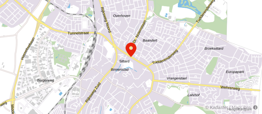 Locatie van De Hypotheker Sittard