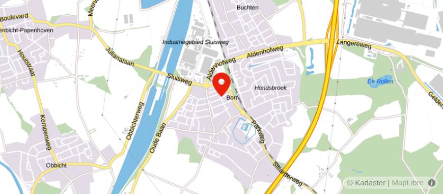 Locatie van Notariaat Born
