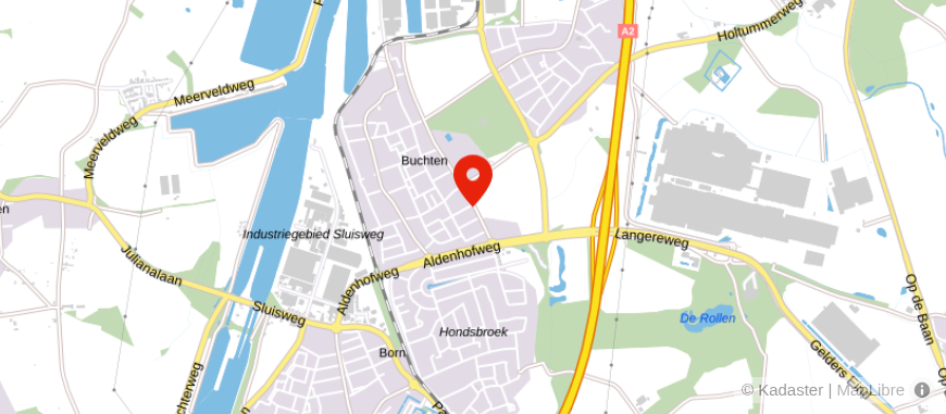 Locatie van DELA uitvaartcentrum in Buchten