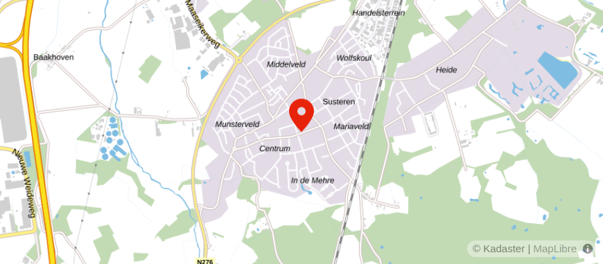 Locatie van Tien Financieel Advies