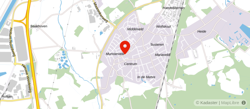 Locatie van van Bruggen Sittard