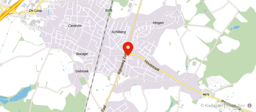 Locatie van Peters & Jacobs Makelaars & Taxateurs