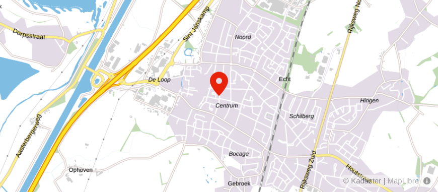 Locatie van Biermans Makelaardij