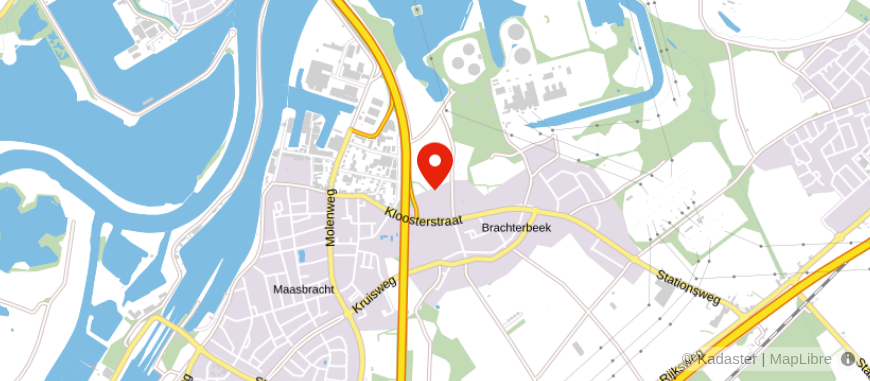 Locatie van Het Nationale Hypotheekhuis Roermond
