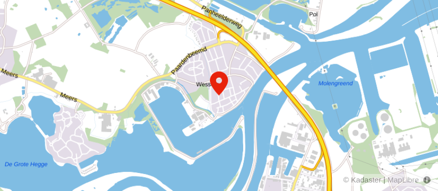 Locatie van Hornstra Advies