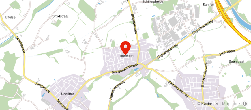 Locatie van Timmermans Financiële Planning