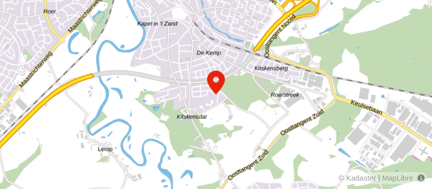 Locatie van Crematorium Tussen de Bergen