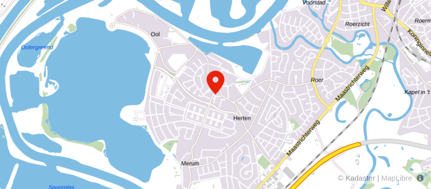 Locatie van Fincq Roermond