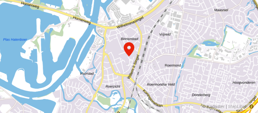 Locatie van ASN Bank Roermond