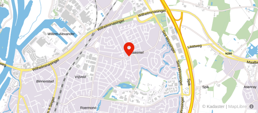 Locatie van Zekerheuts - Roermond