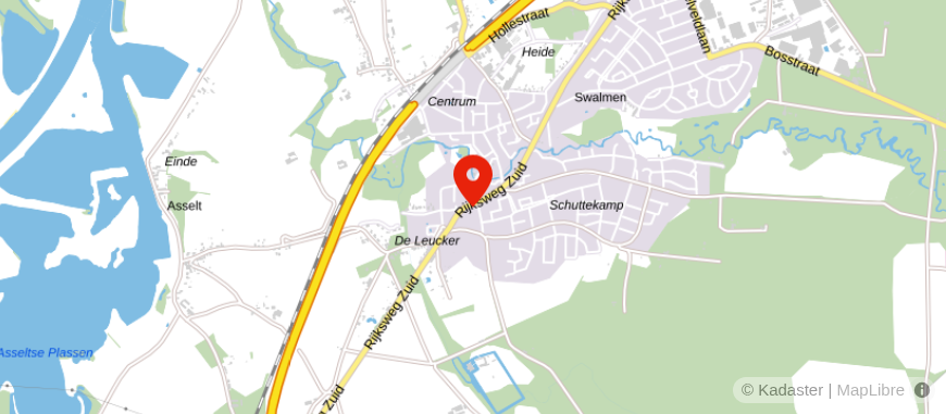Locatie van Caris & Mohr partners Noord Limburg
