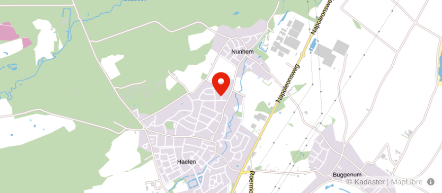 Locatie van Bieden & Wonen Roermond