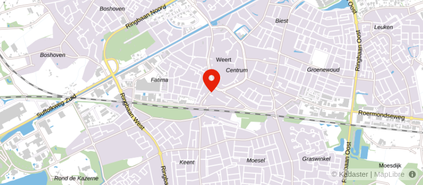 Locatie van Quintes Weert